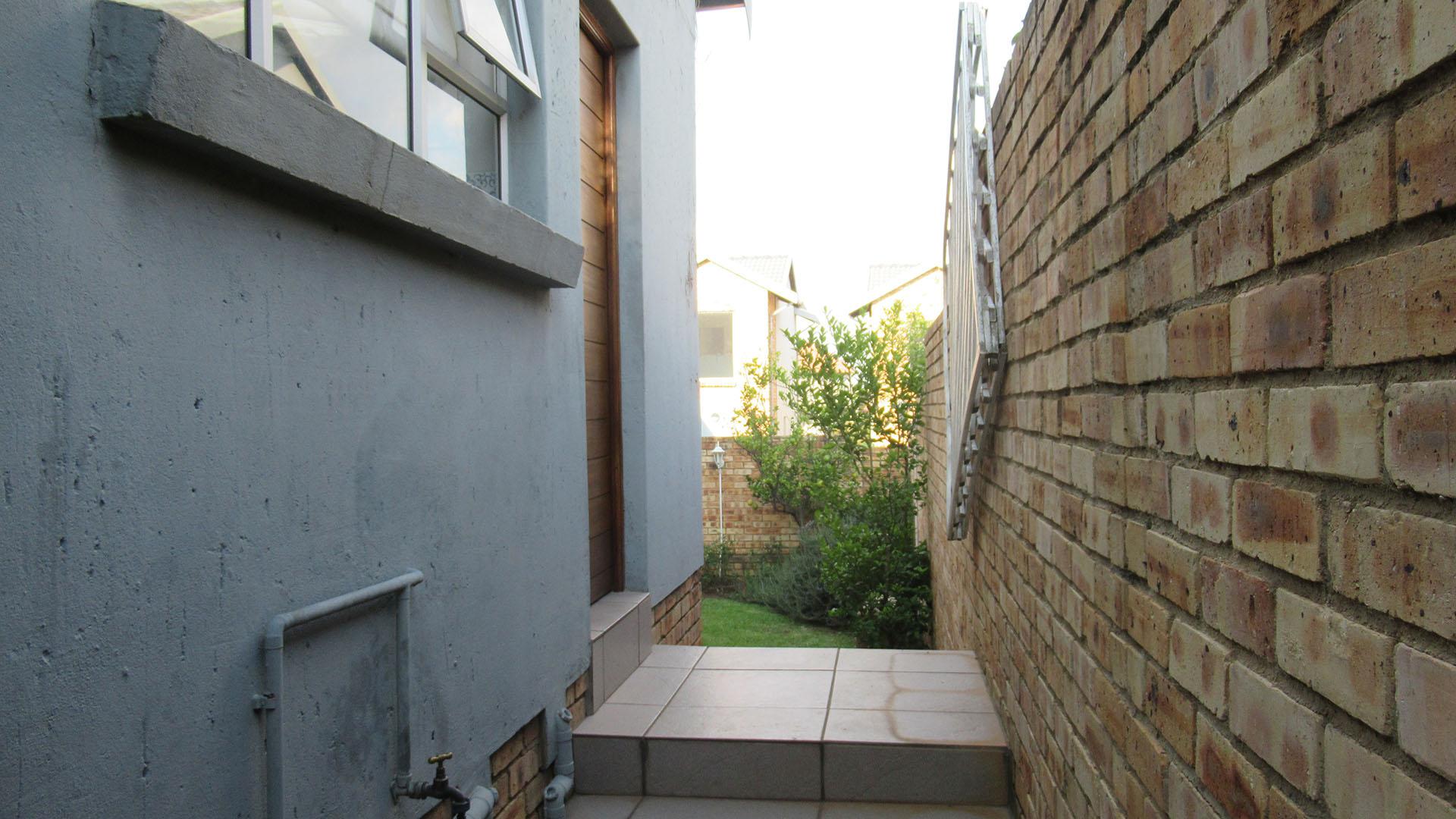 Backyard of property in Noordhang