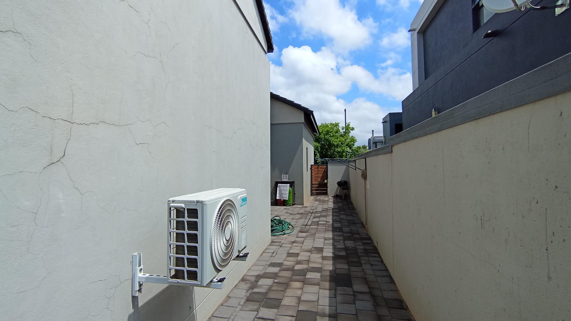 Backyard of property in Midstream Estate