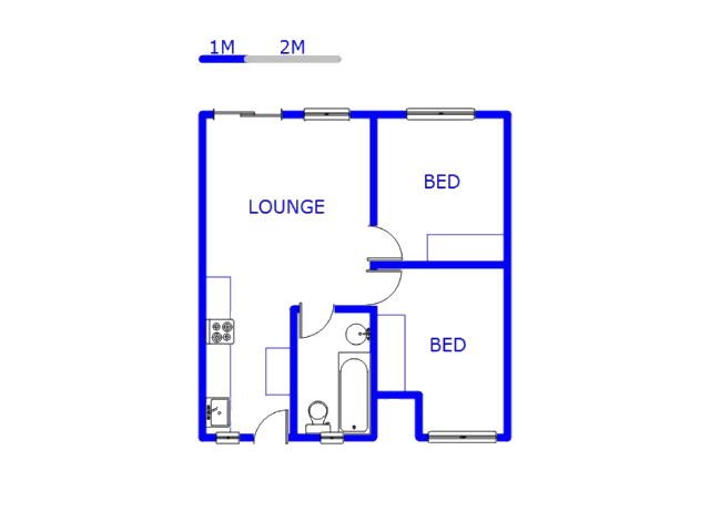 Ground Floor - 53m2 of property for sale in Newlands East Ground Floor - 53m2 of property for sale in Newlands East