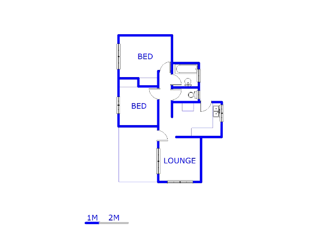 Floor plan of the property in The Orchards