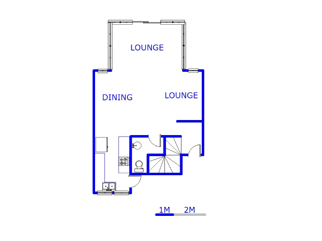 Floor plan of the property in Corlett Gardens