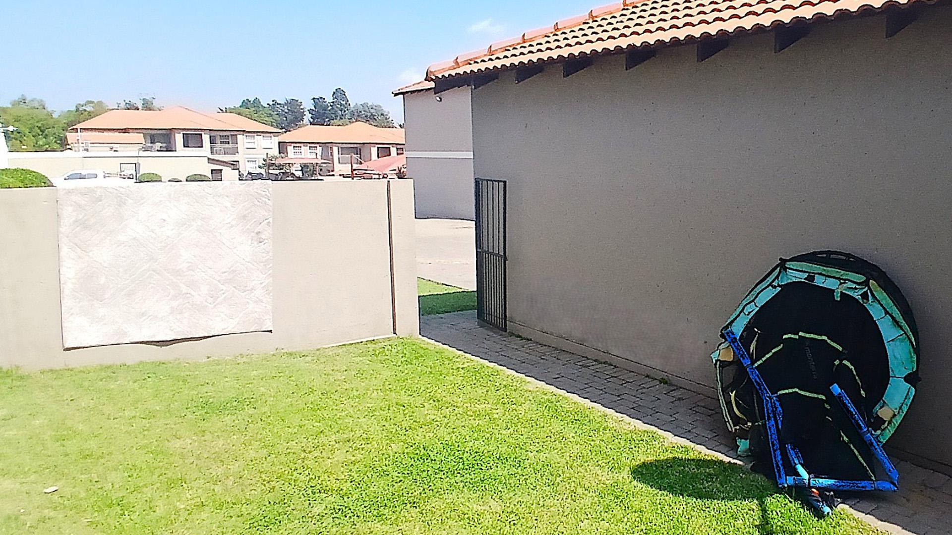 Backyard of property in Rynfield AH