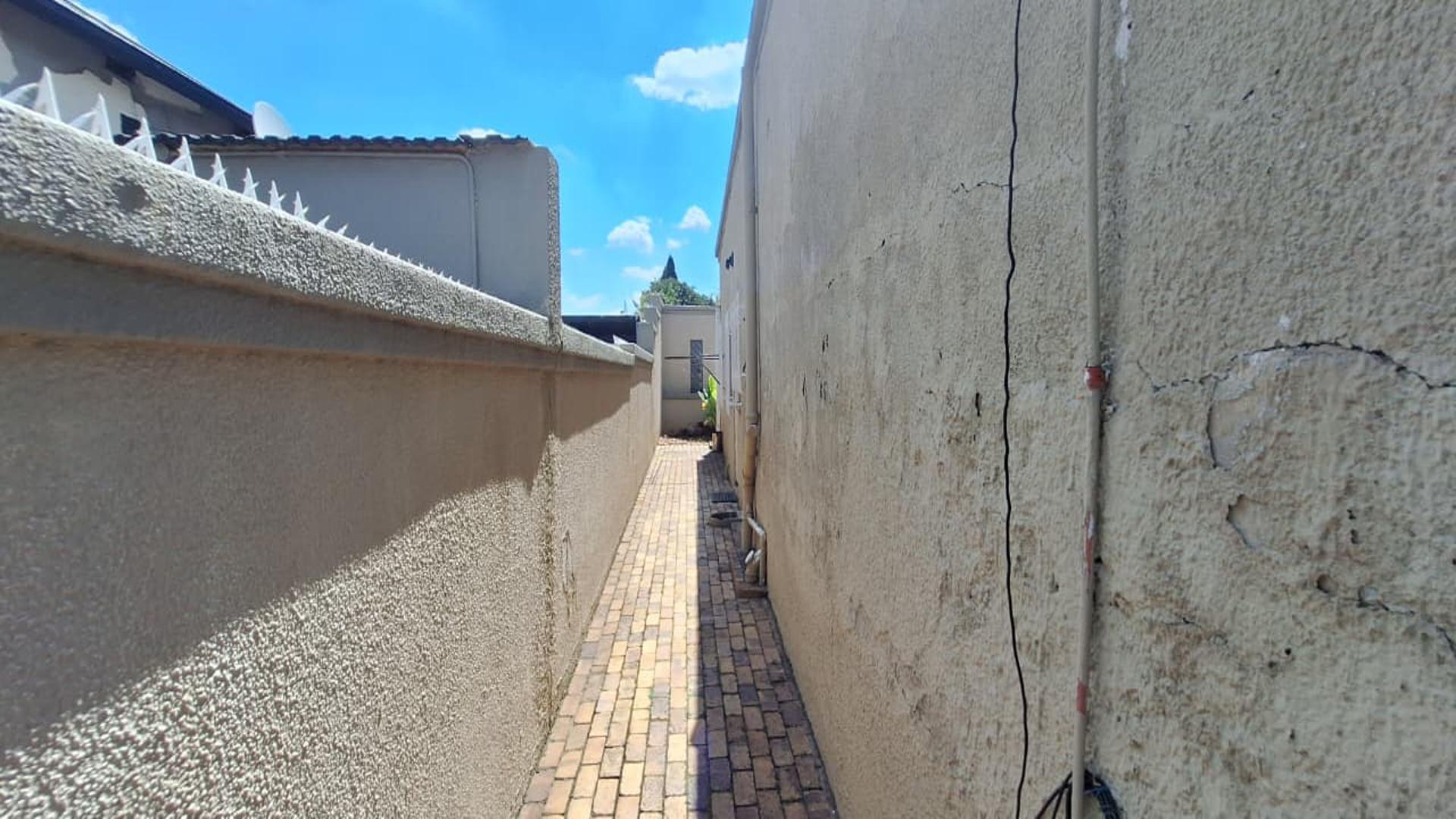 Backyard of property in Kensington - JHB
