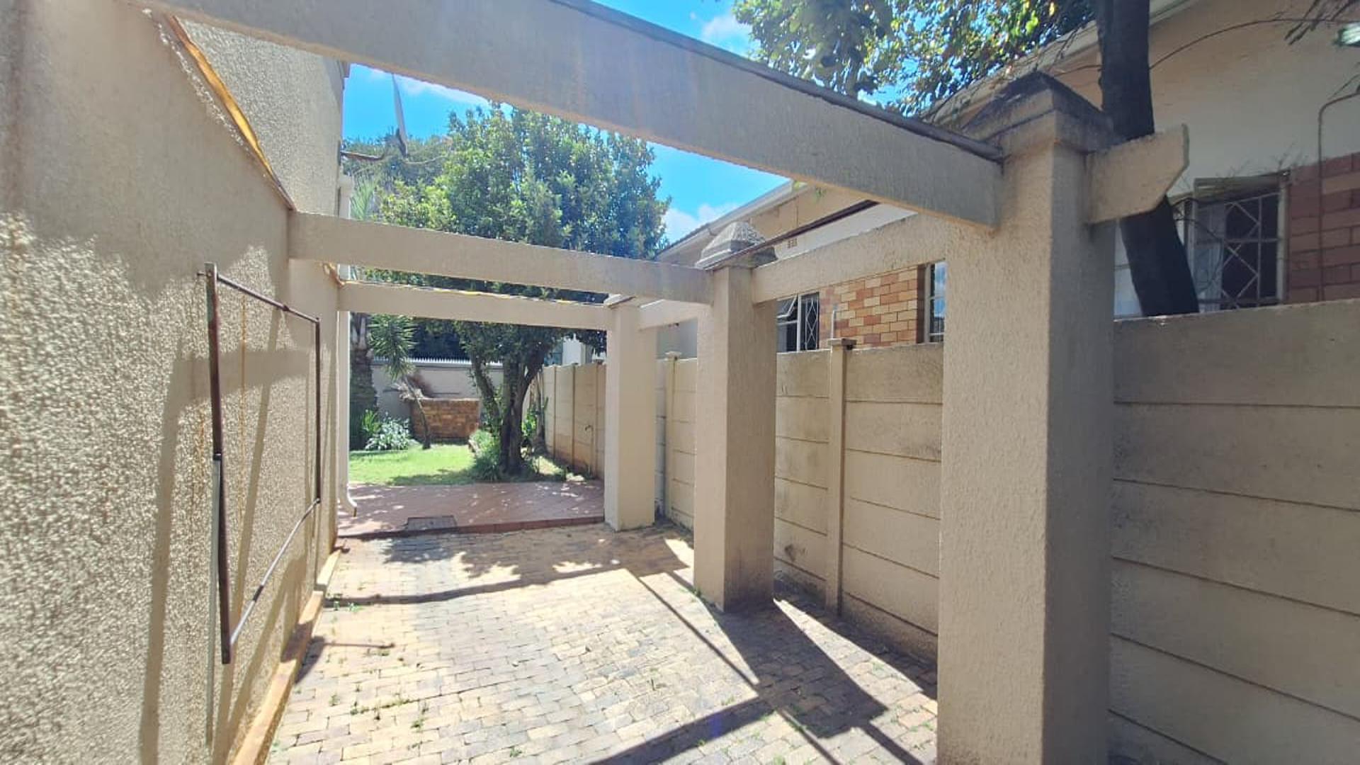Backyard of property in Kensington - JHB