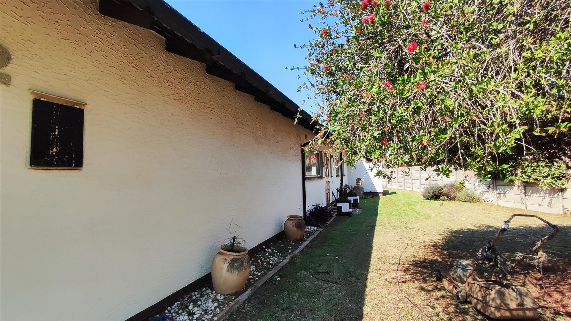 Backyard of property in Modder East