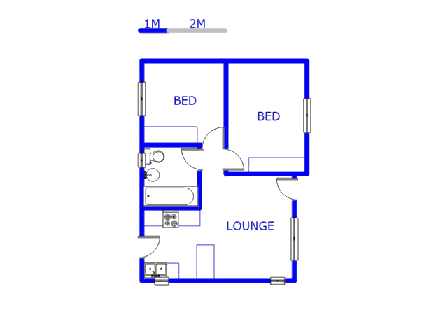 Floor plan of the property in Sky City