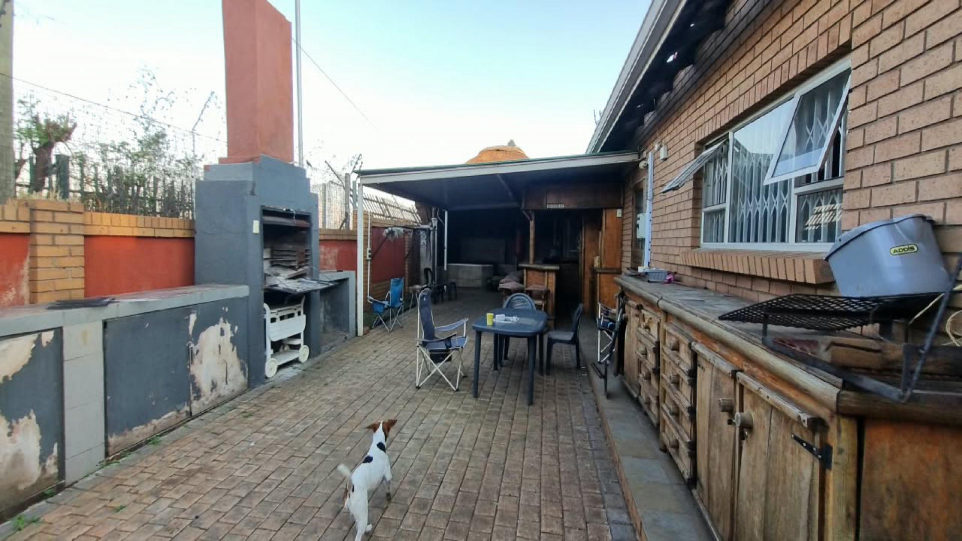 Backyard of property in Delmas