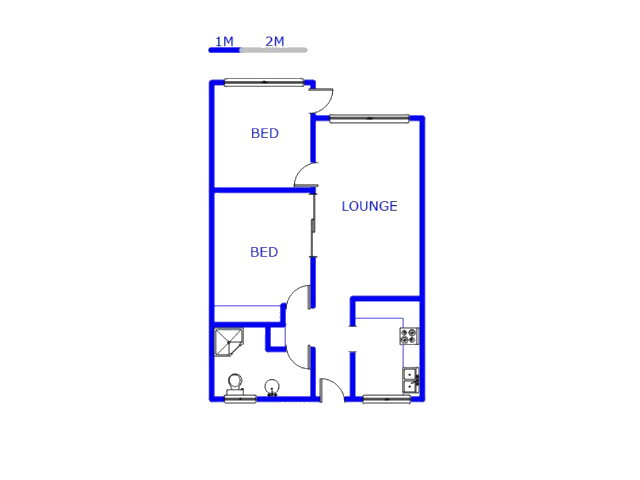 Floor plan of the property in Horison View
