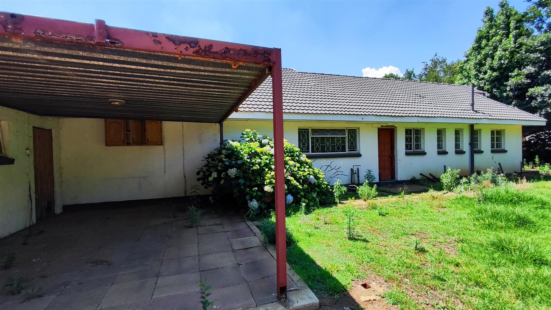 Backyard of property in Three Rivers