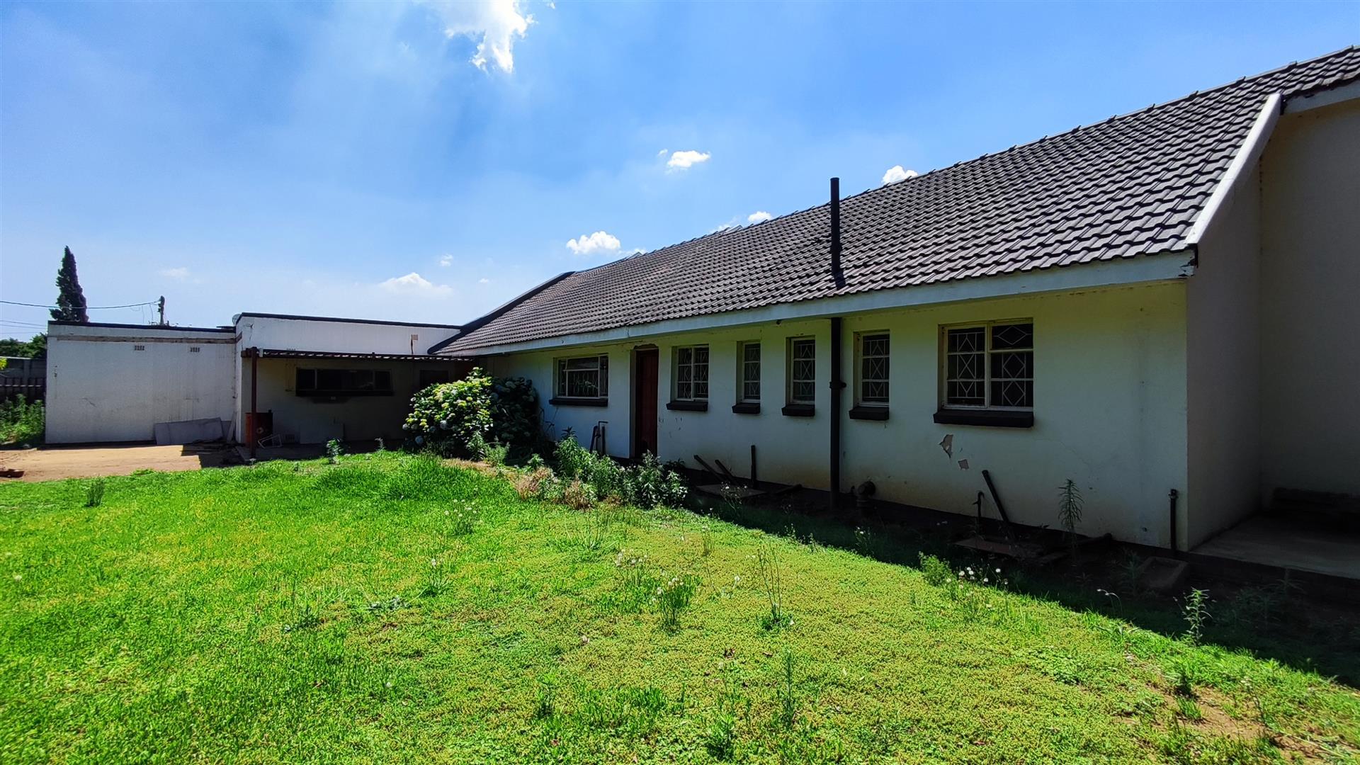 Backyard of property in Three Rivers