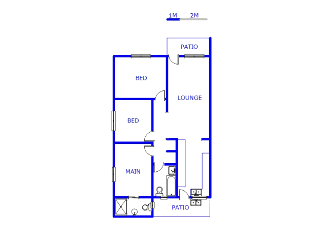 Floor plan of the property in Rydalvale