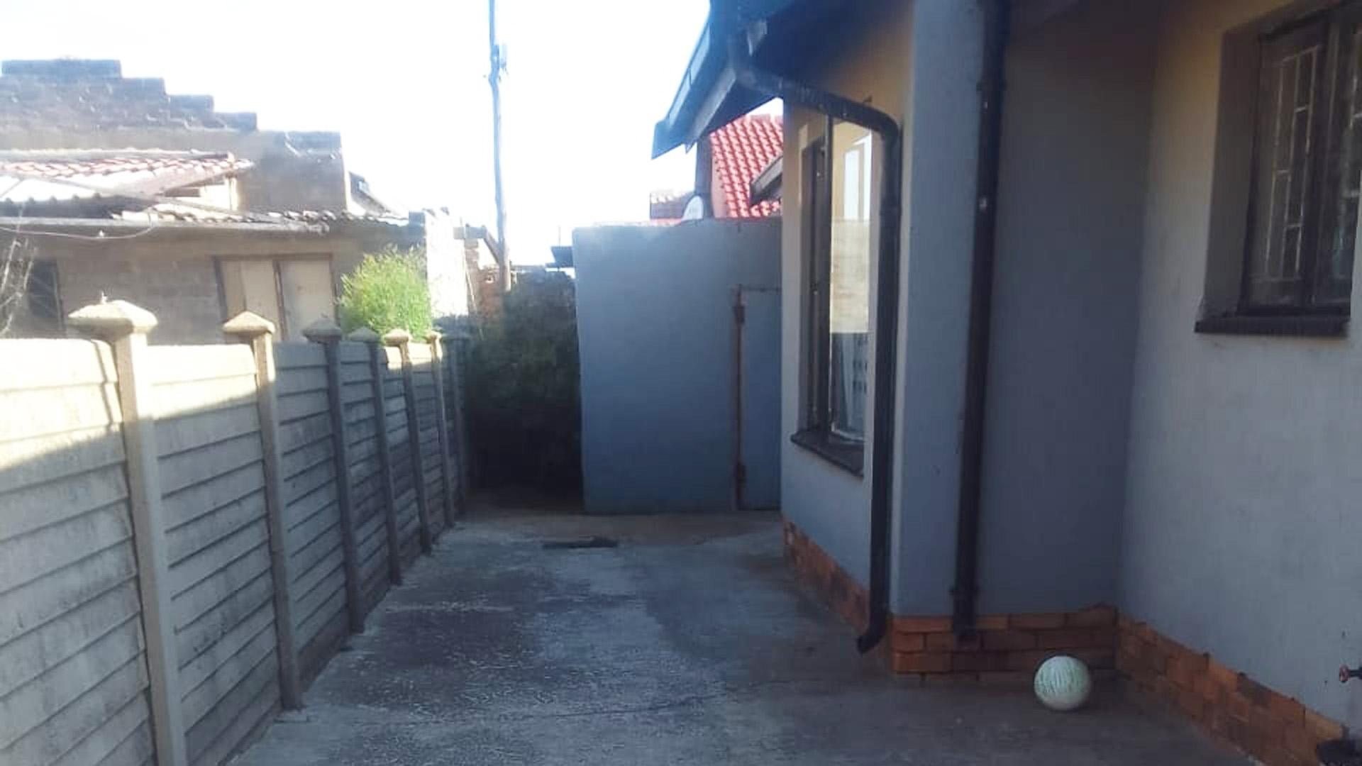 Backyard of property in Sebokeng