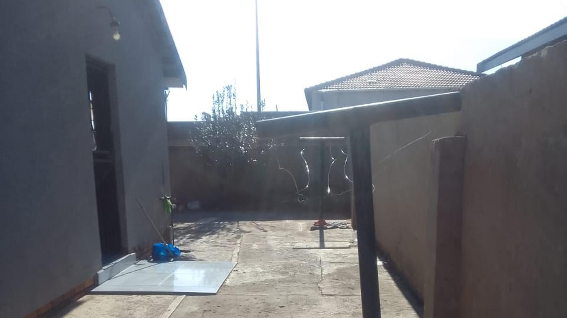 Backyard of property in Sebokeng