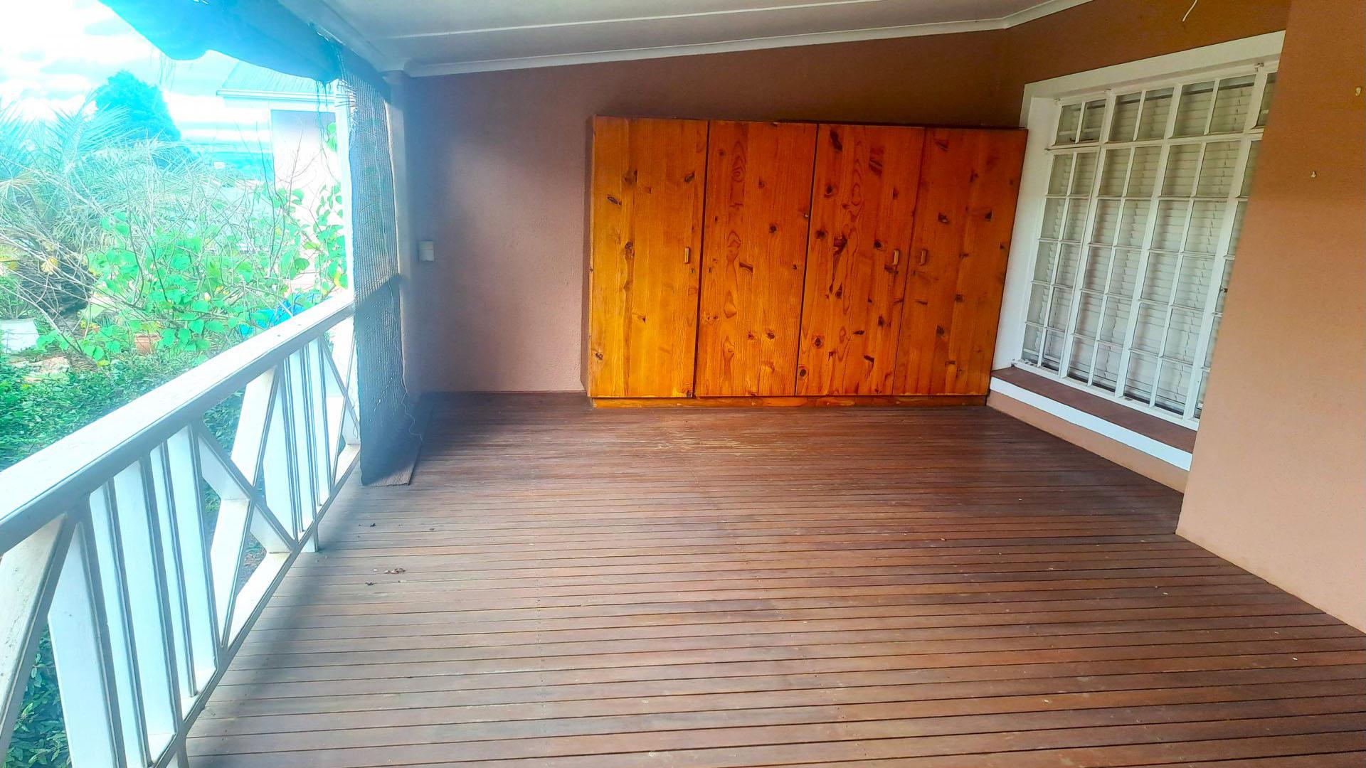 Patio of property in Sabie