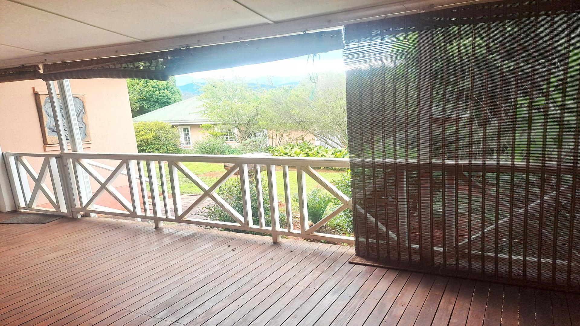 Patio of property in Sabie