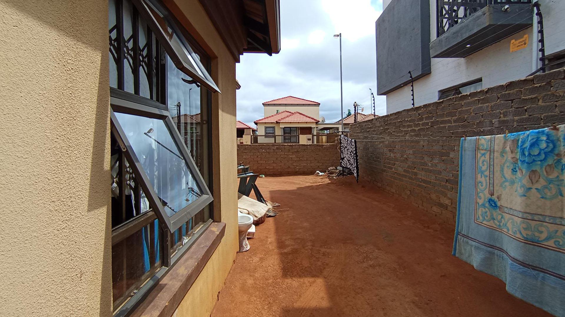 Backyard of property in Soshanguve East