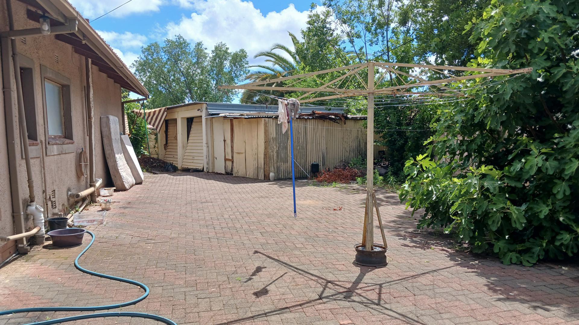 Backyard of property in Bloemfontein