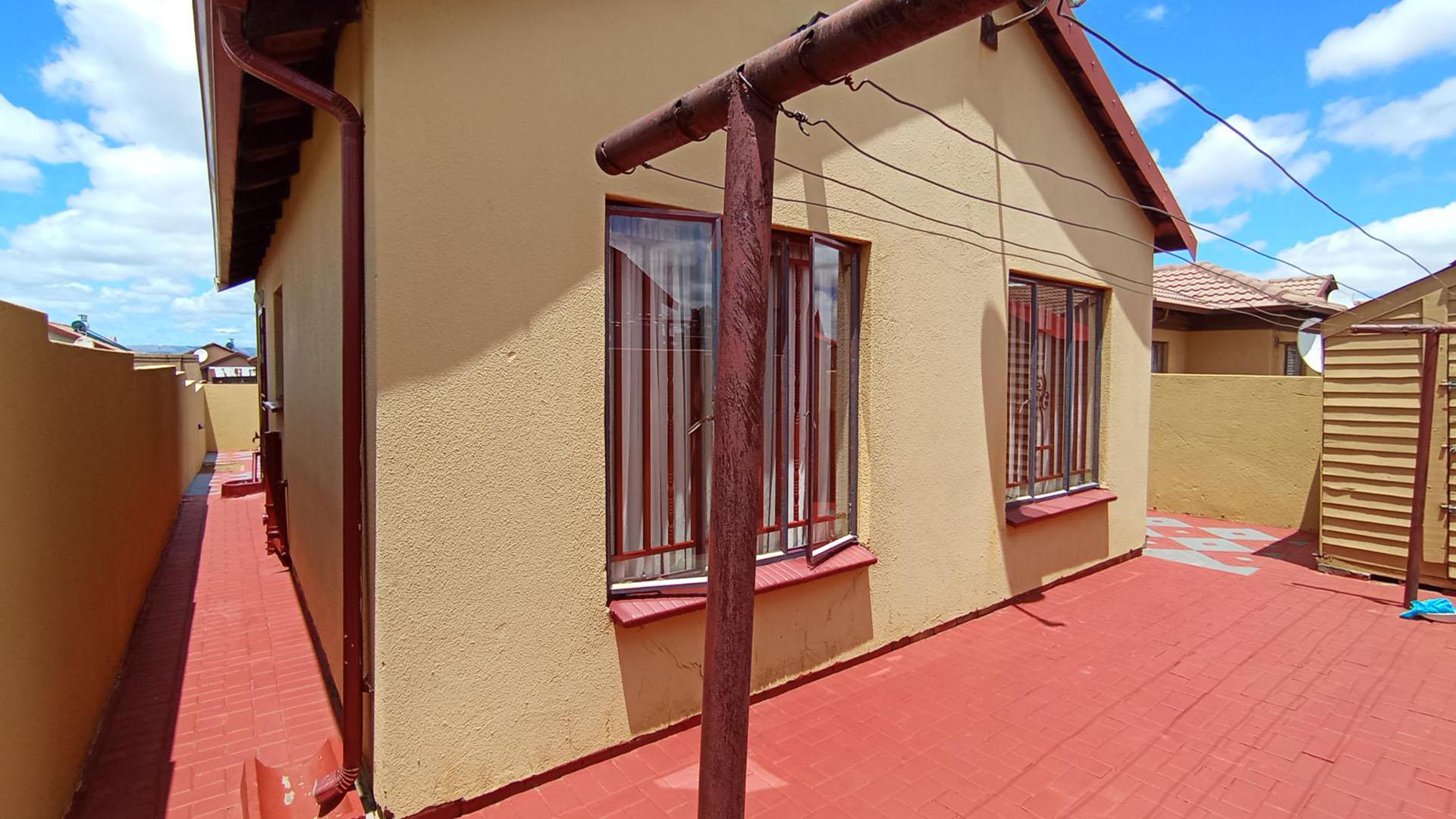 Backyard of property in Soshanguve East