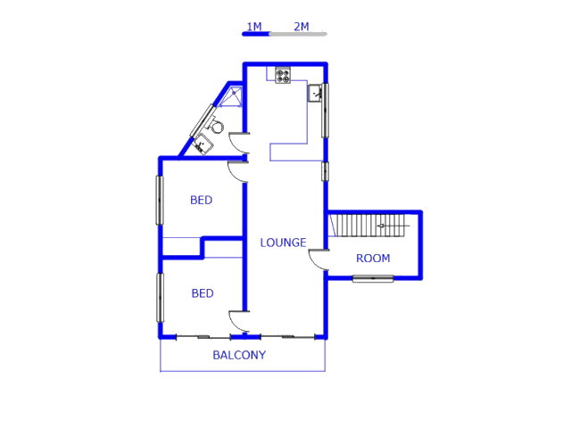 1st Floor - 80m2 of property for sale in Edleen