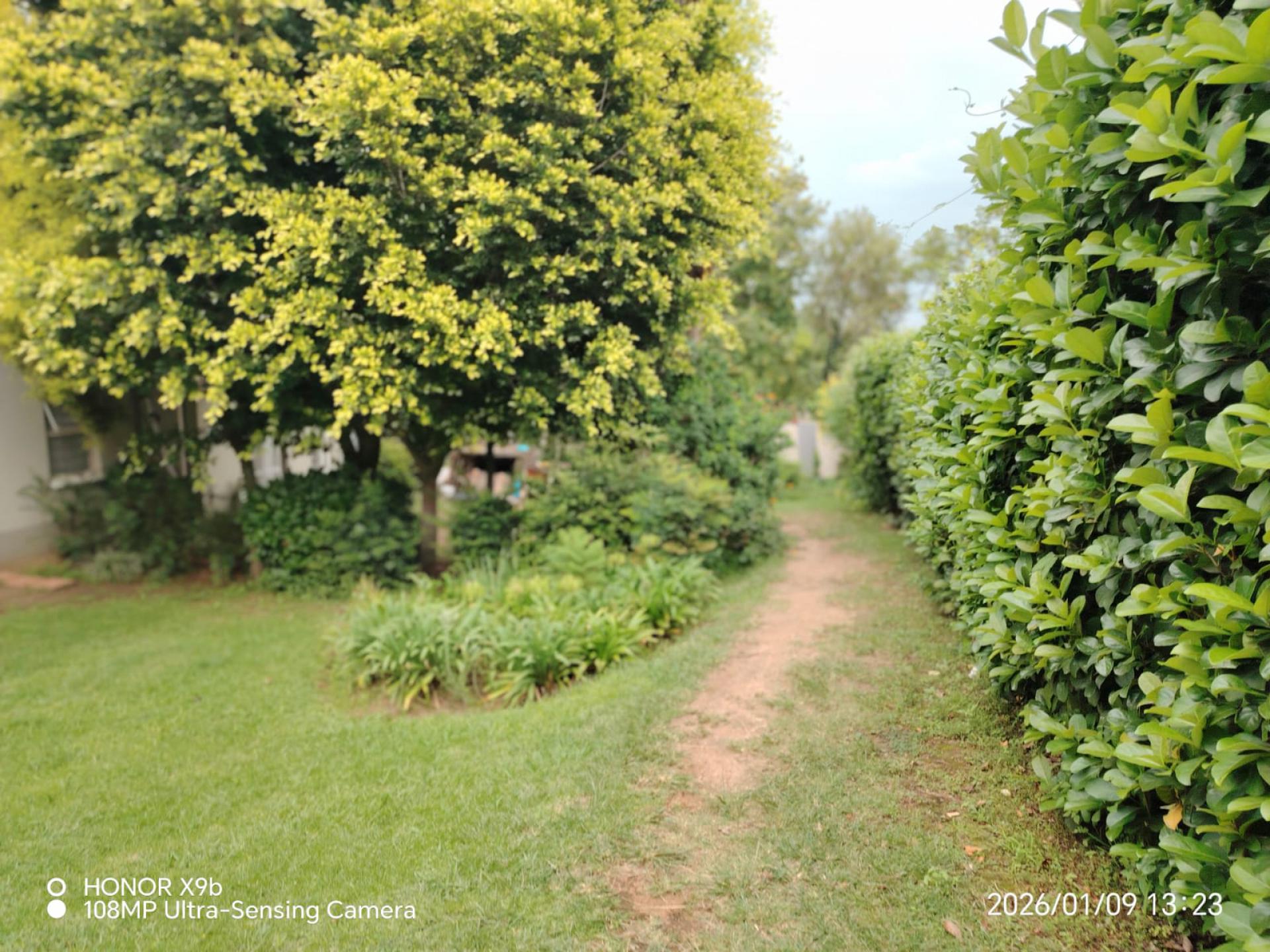 Backyard of property in Vorna Valley