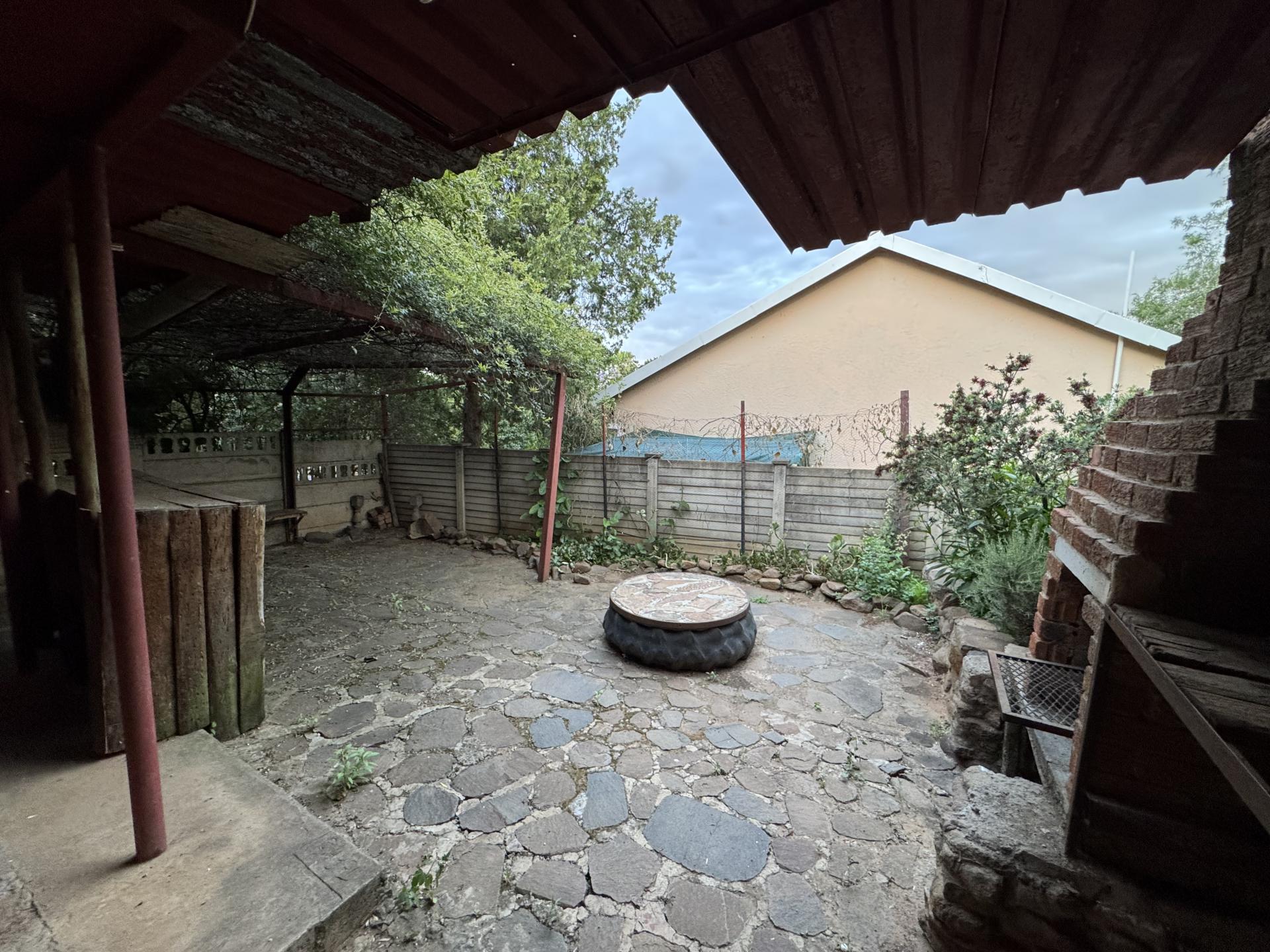 Backyard of property in Pentagon Park 