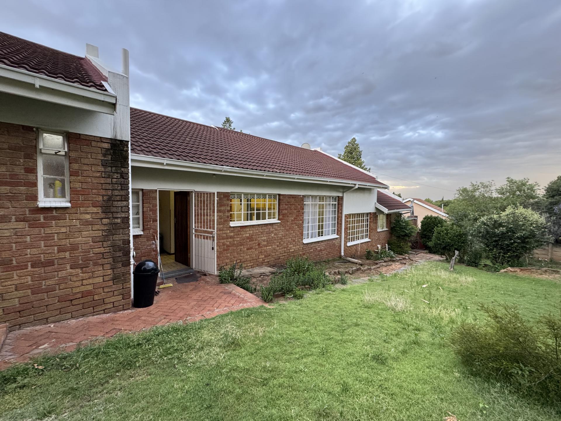 Backyard of property in Pentagon Park 