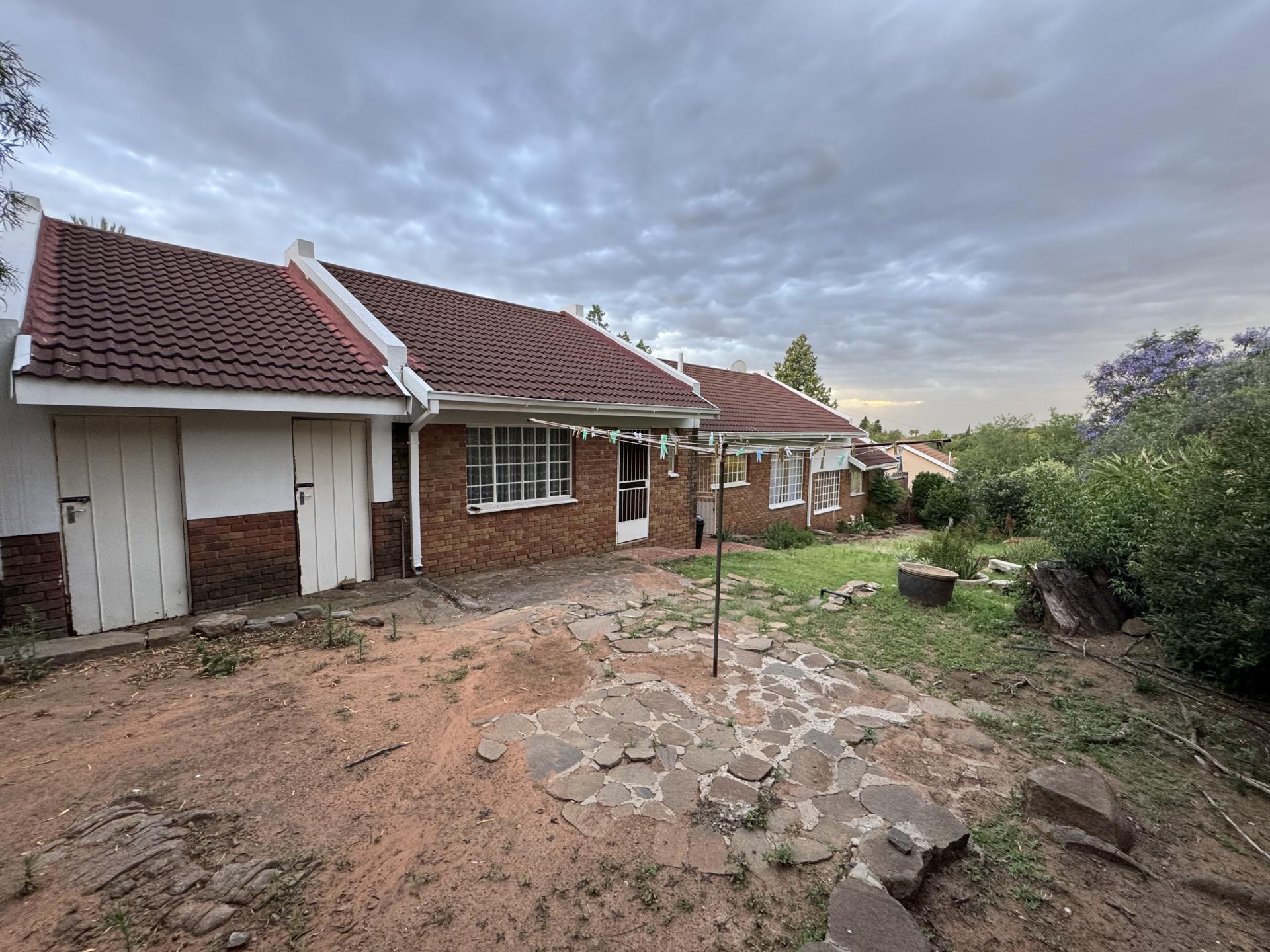 Backyard of property in Pentagon Park 
