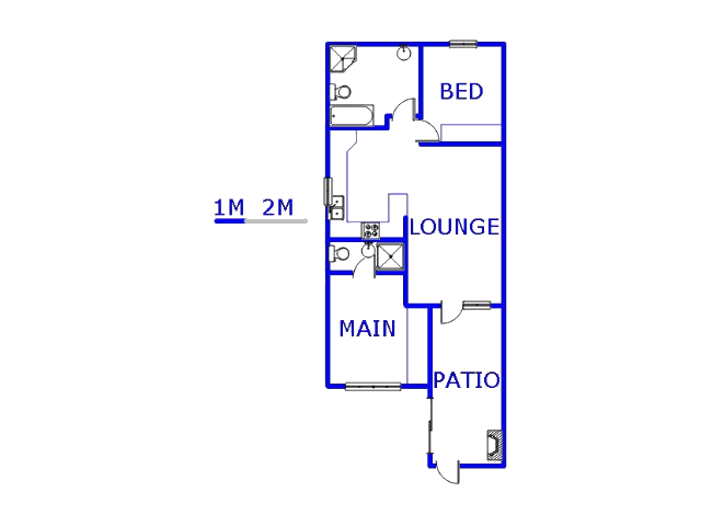 Floor plan of the property in Norton's Home Estates