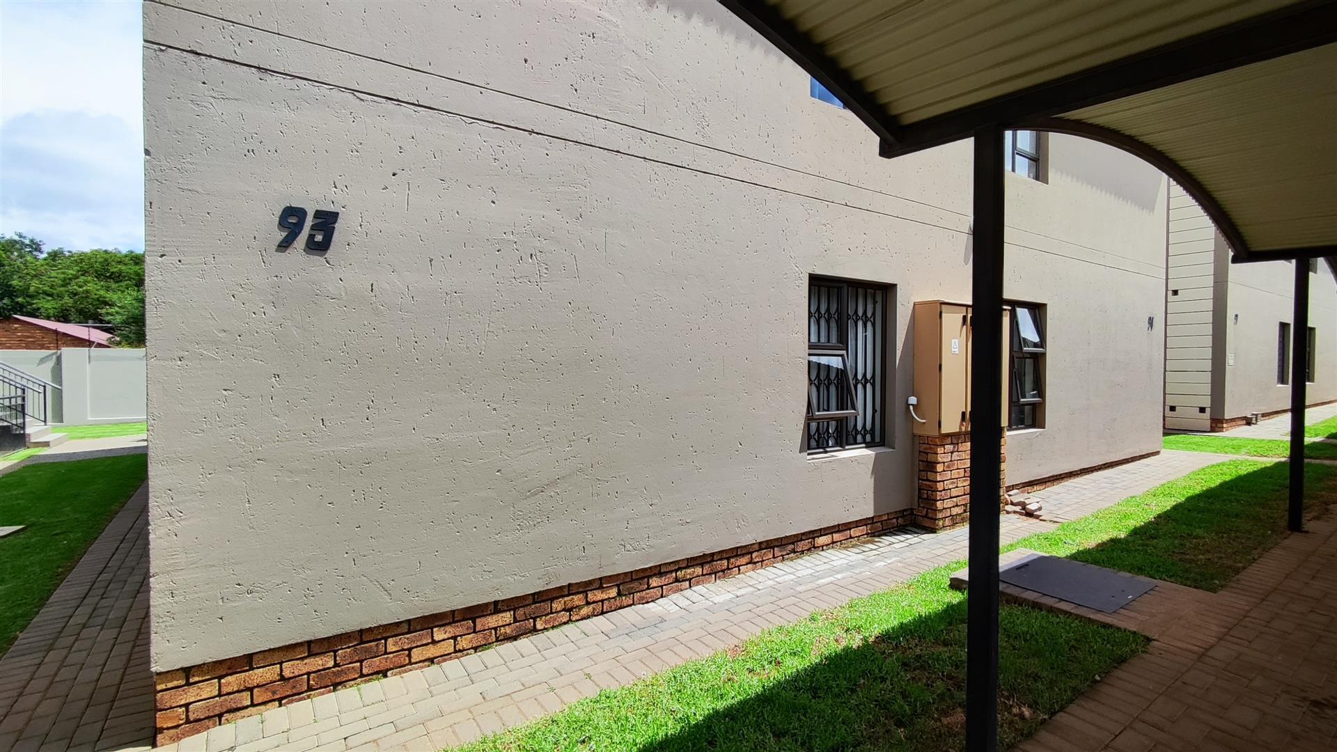 Backyard of property in Norton's Home Estates