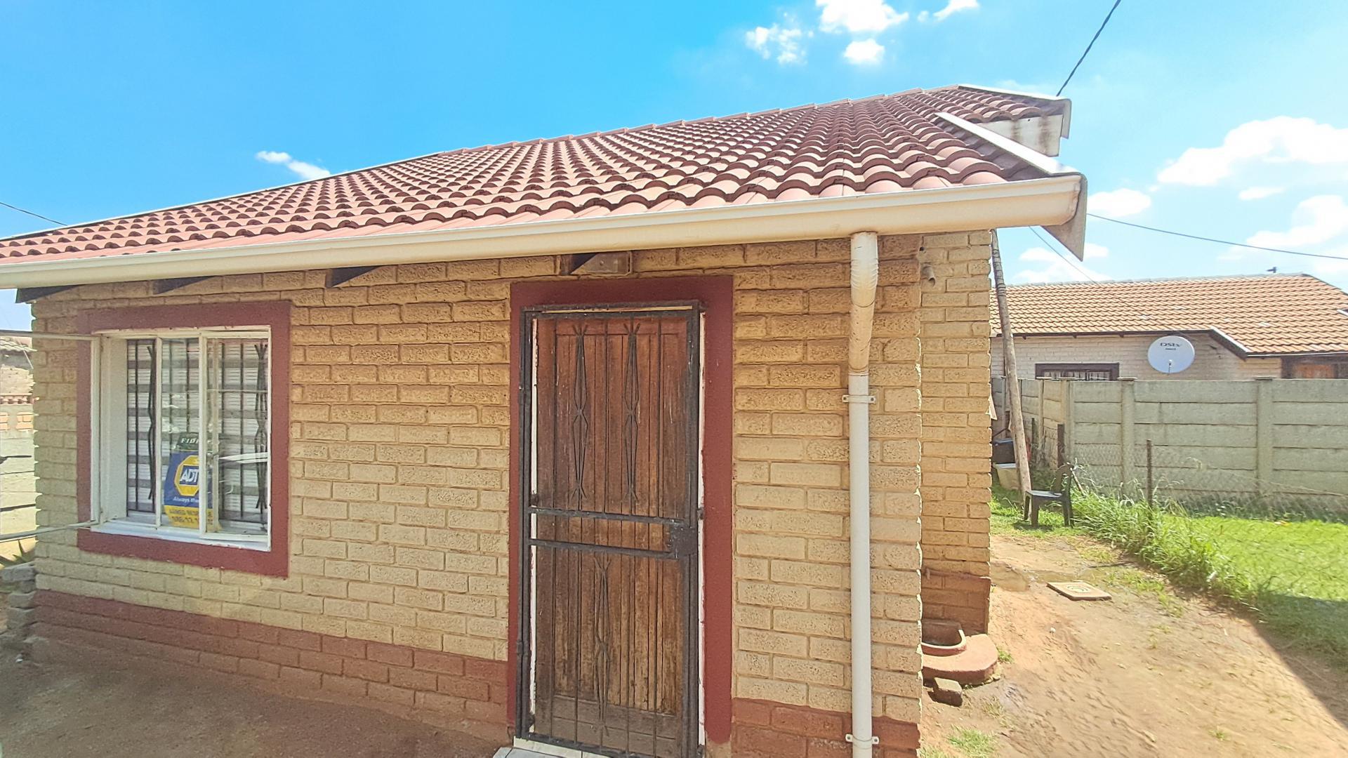 Backyard of property in Evaton West