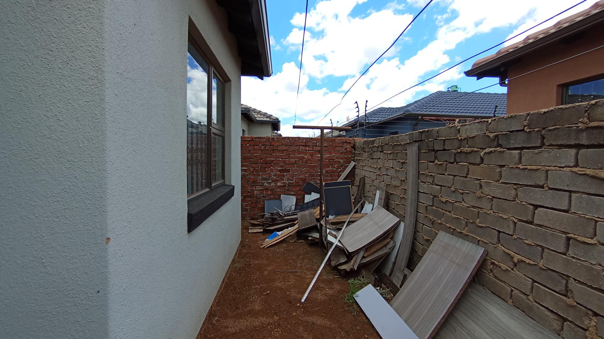 Backyard of property in Soshanguve East