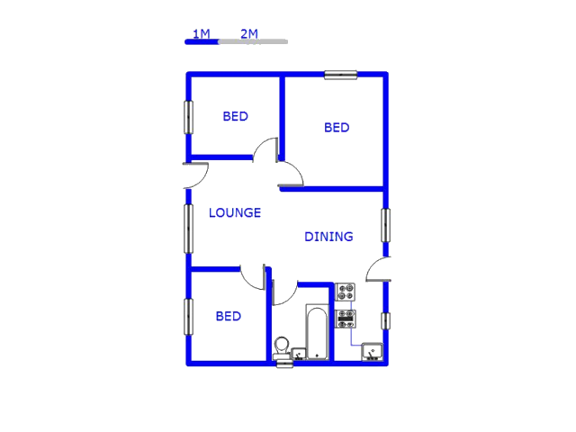 Ground Floor - 59m2 of property for sale in Protea Glen