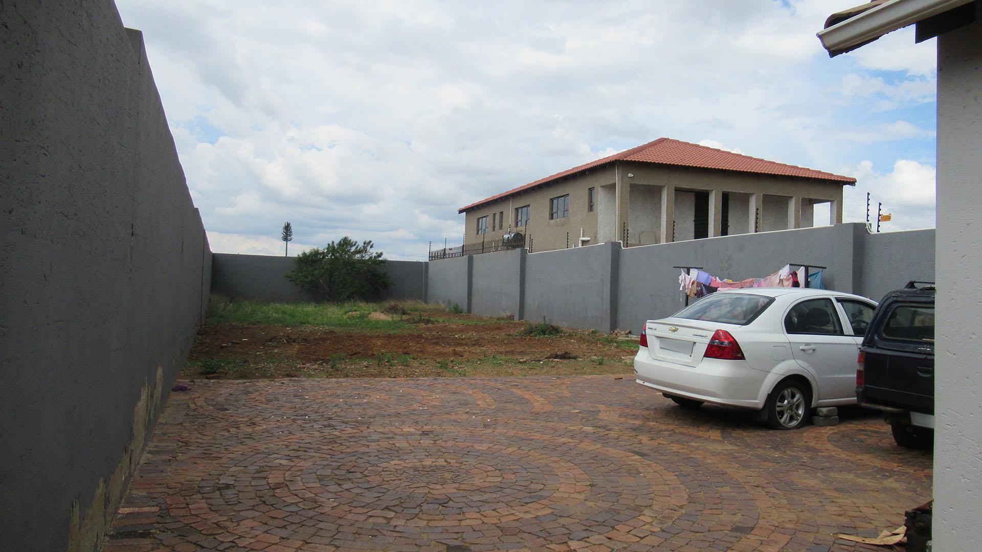Backyard of property in Protea Glen