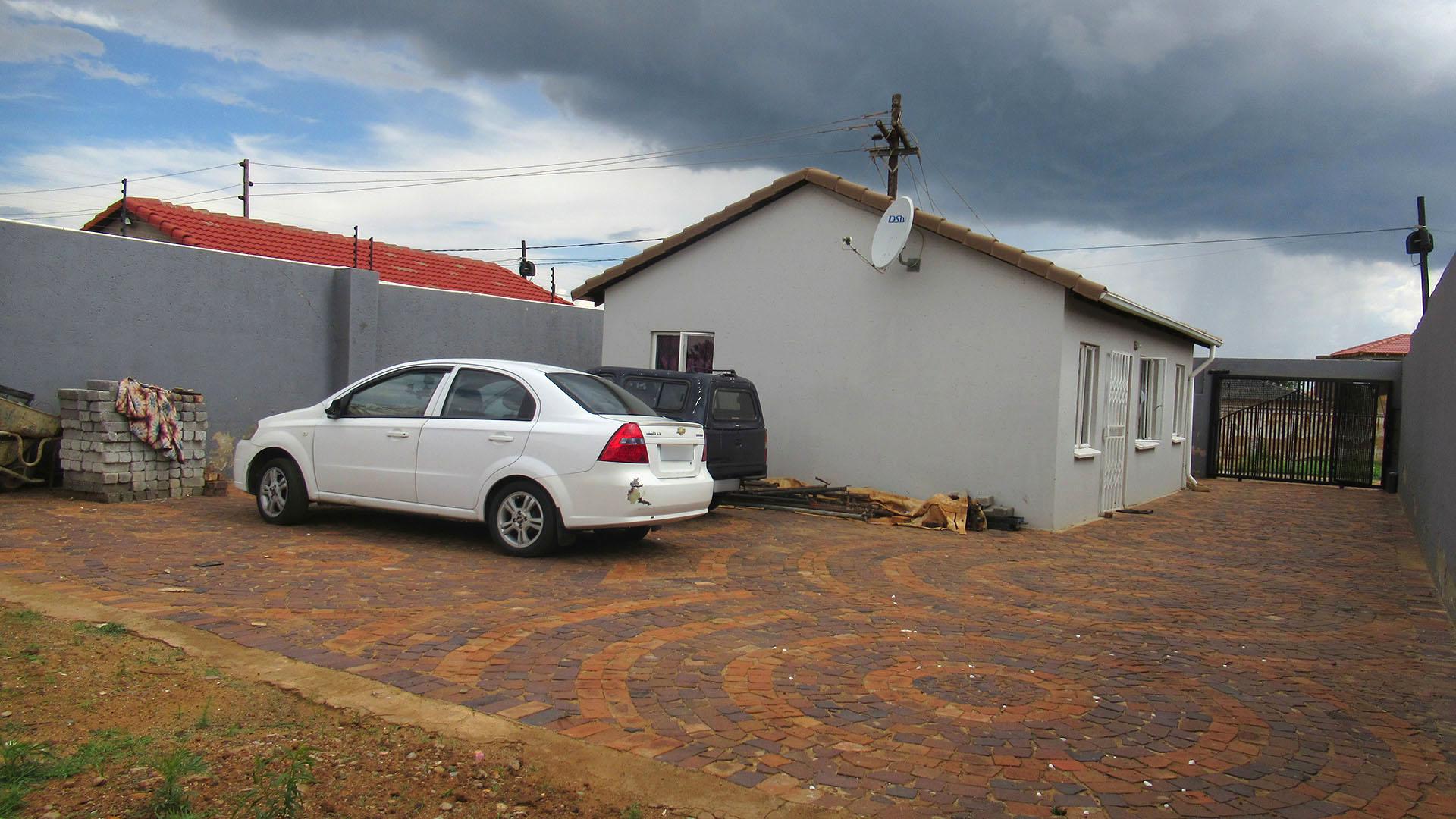 Backyard of property in Protea Glen
