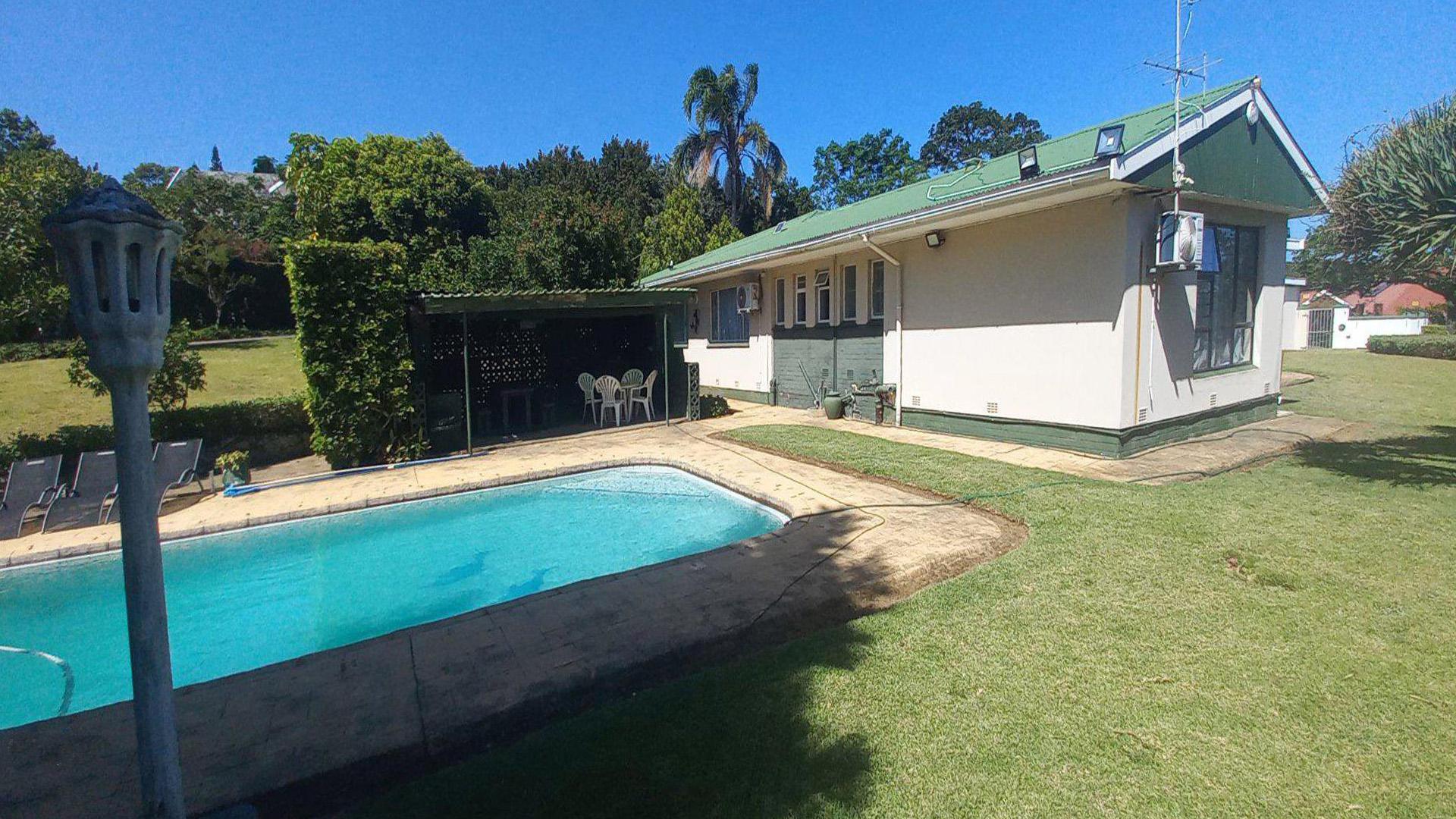 Backyard of property in East London