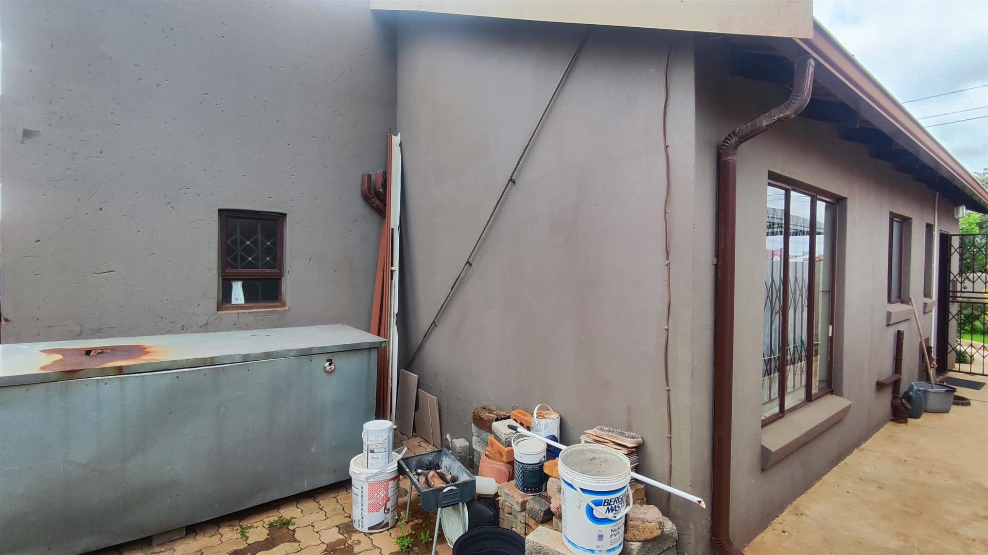 Backyard of property in Protea Glen