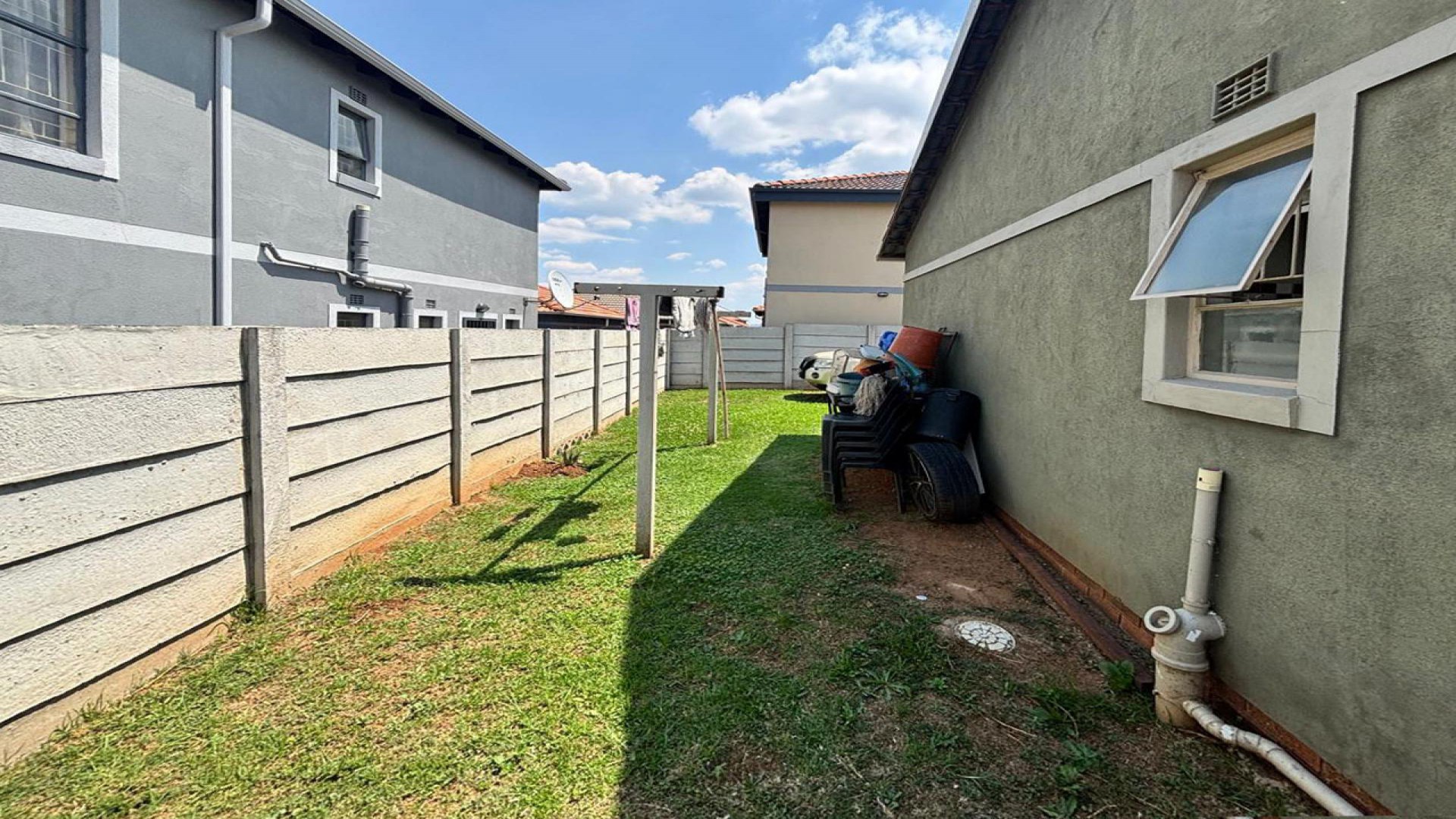 Backyard of property in Albertsdal