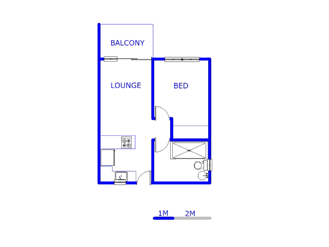 Ground Floor - 44m2 of property for sale in Johannesburg North