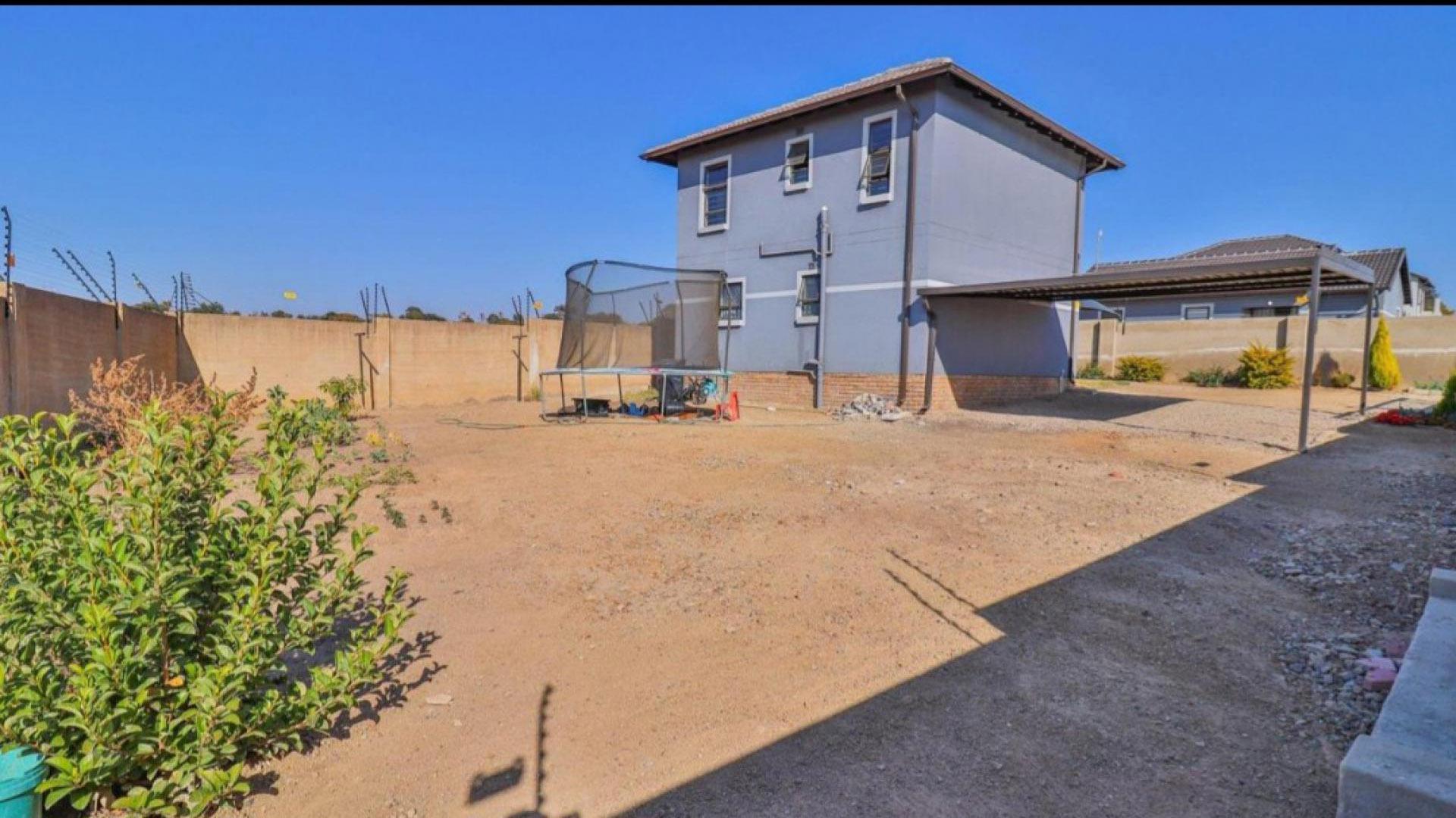 Backyard of property in Blue Hills