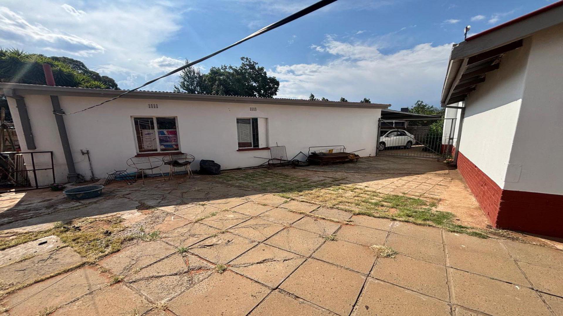 Backyard of property in Kimberley