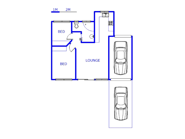 Floor plan of the property in Kempton Park