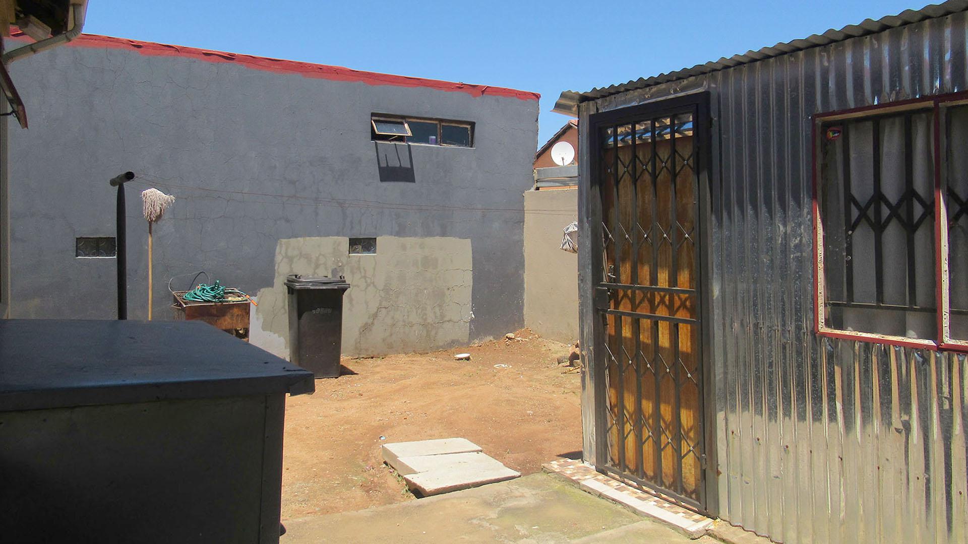 Backyard of property in Kagiso