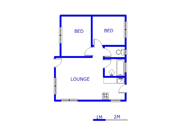 Ground Floor - 48m2 of property for sale in Protea Glen