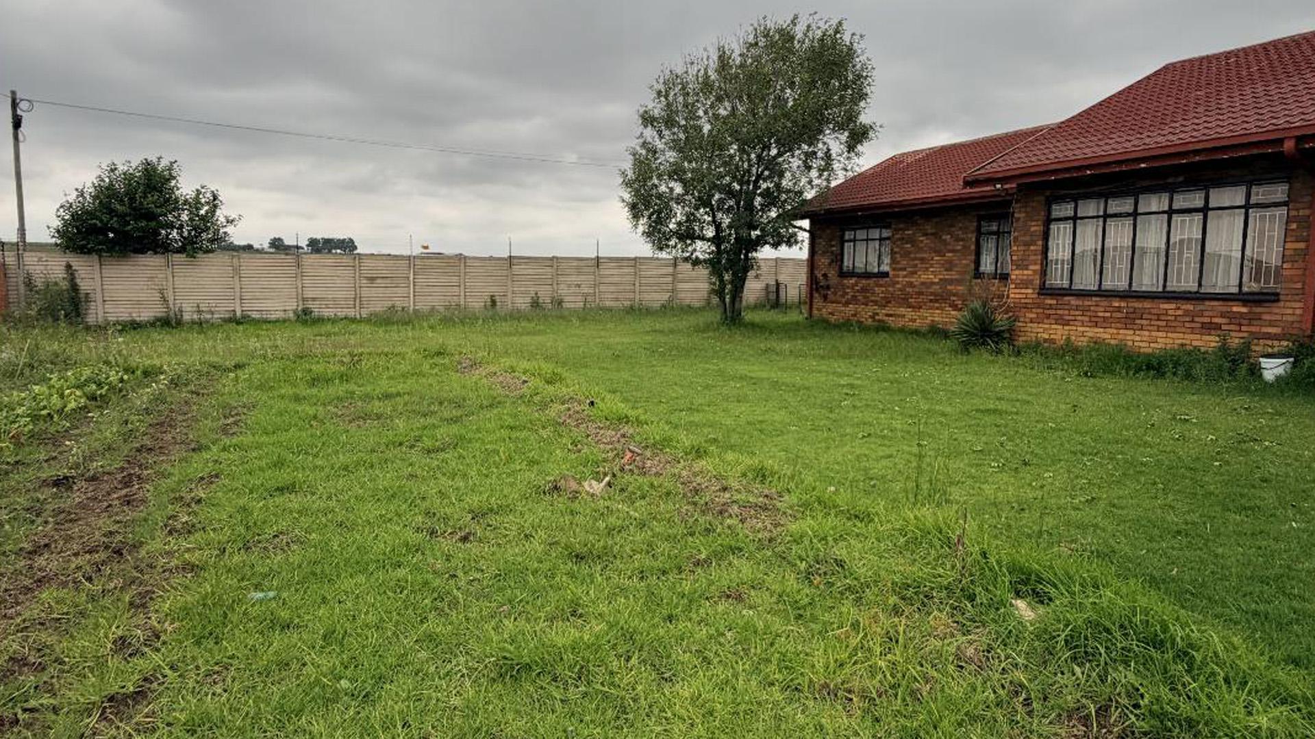 Backyard of property in Kriel