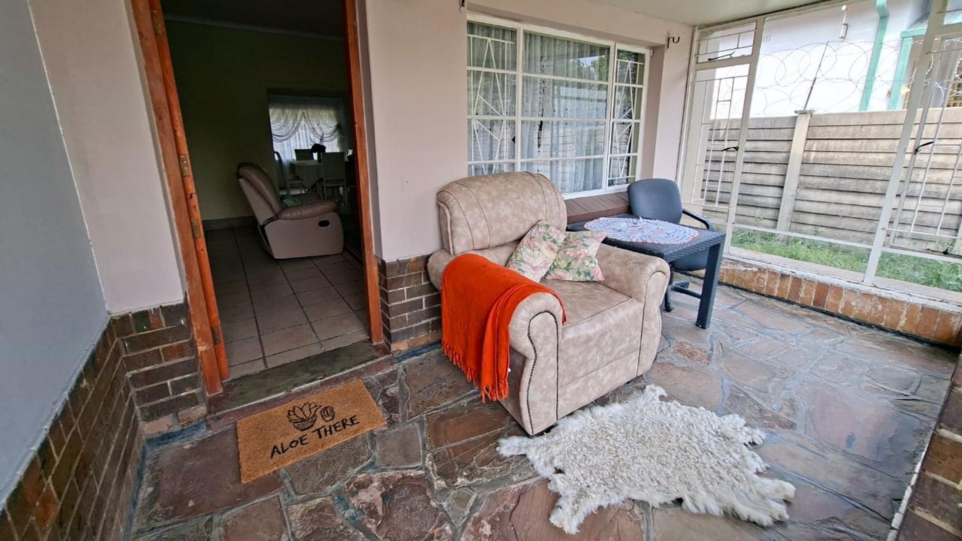 Patio of property in Parys