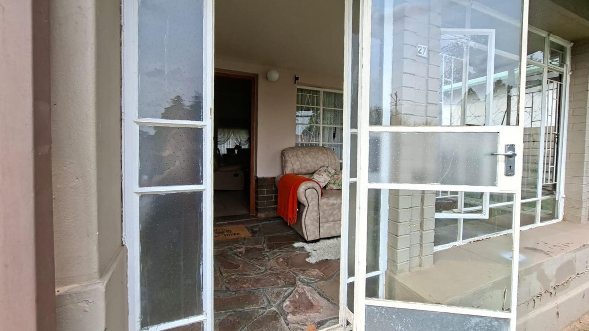 Patio of property in Parys
