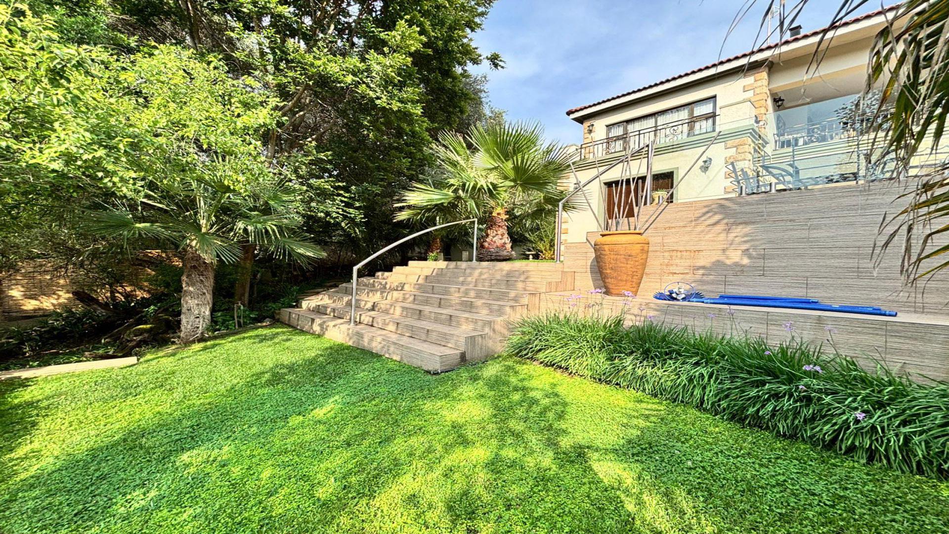 Backyard of property in Vaal de Grace Golf Estate