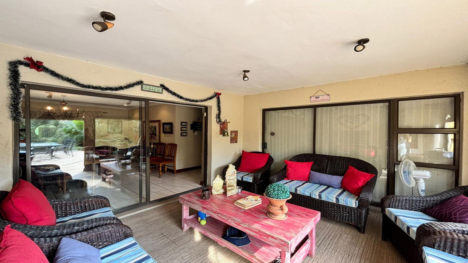 Patio of property in Vaal de Grace Golf Estate