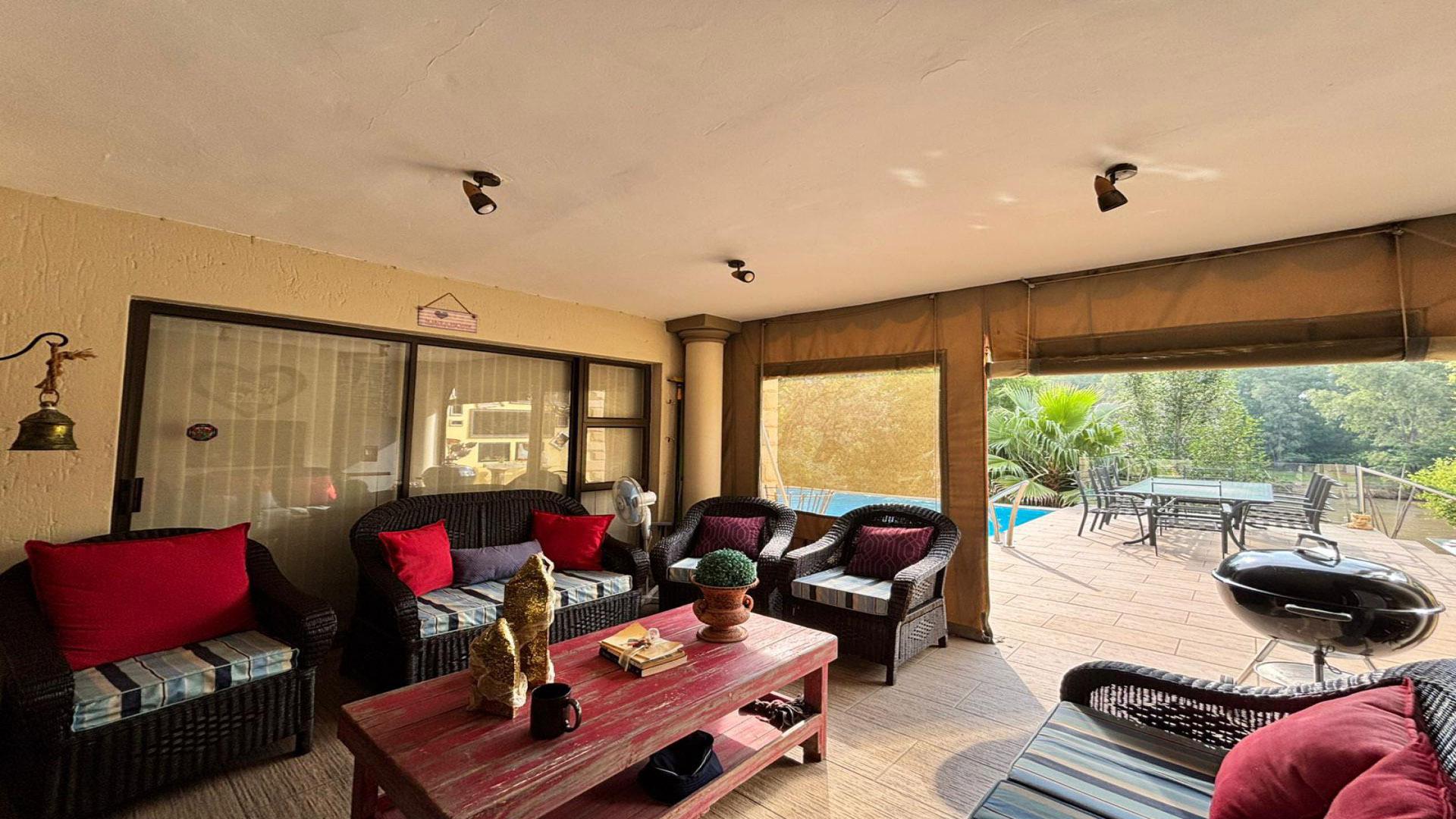 Patio of property in Vaal de Grace Golf Estate