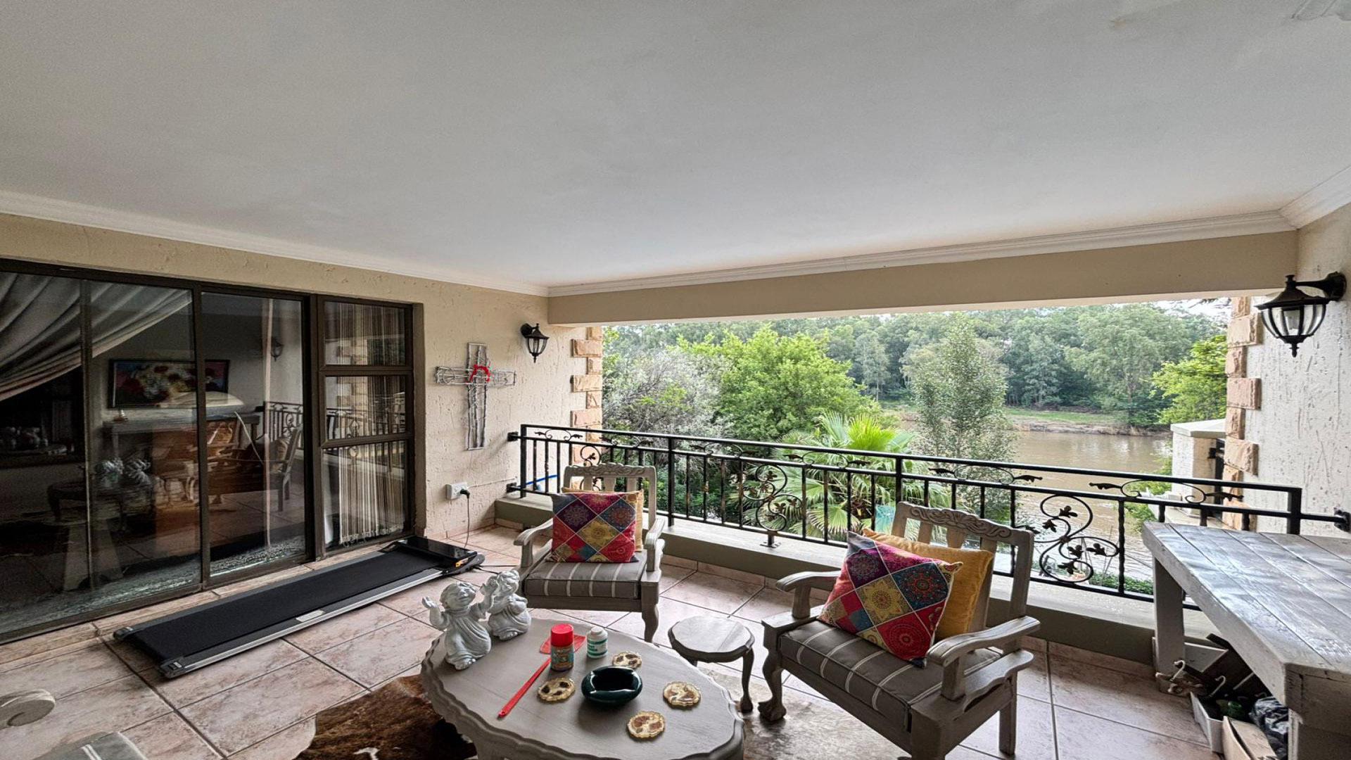 Balcony of property in Vaal de Grace Golf Estate